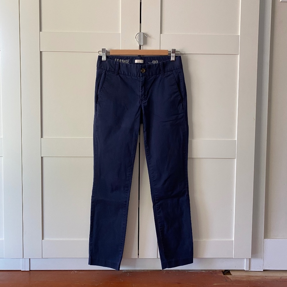 J Crew Frankie Pants Sz 00